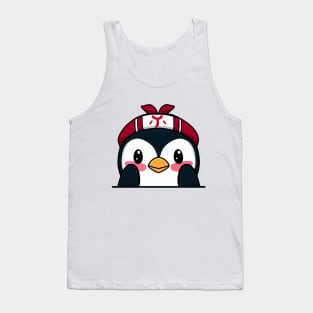 Sneaky japanese penguin so cute Tank Top